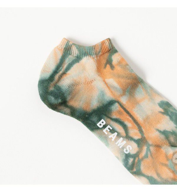 BEAMS「タイダイ アンクル ソックス」|ソックス|
