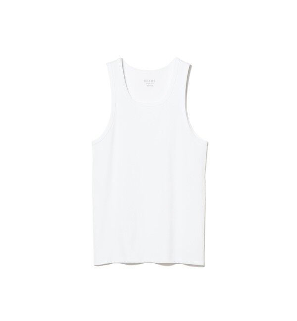 BEAMS「New Rib Tank Top」|タンクトップ|