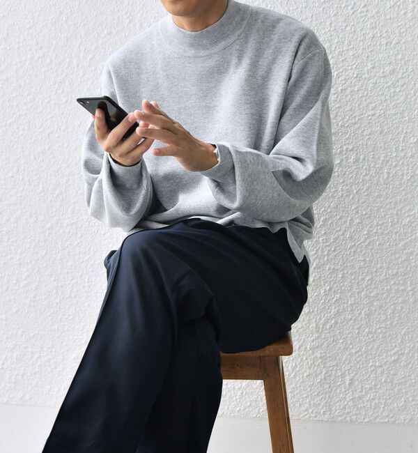 SHIPS any「SHIPS any: 〈手洗い可能〉 ミラノリブ モックネック ニット 25AW◇」|ニット・セーター|