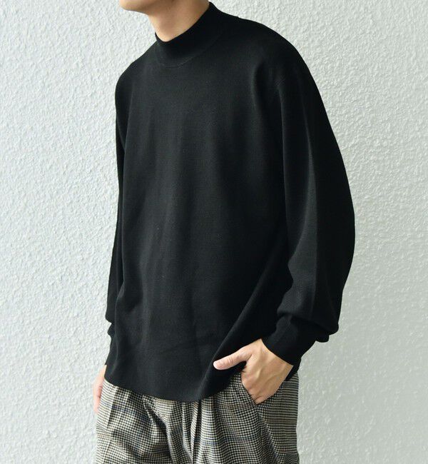 SHIPS any「SHIPS any: 〈手洗い可能〉 ミラノリブ モックネック ニット 25AW◇」|ニット・セーター|