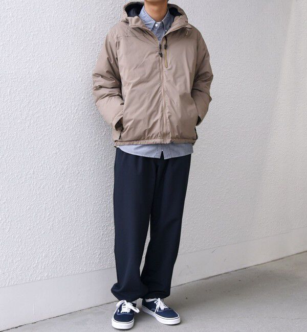 SHIPS any「SHIPS any: ストレッチ 裏起毛 ウォーム 2タック ワイド イージー パンツ◇」|チノ|