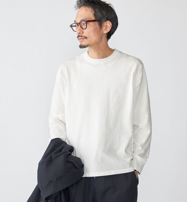 SHIPS「SHIPS: 〈手洗い可能〉14ゲージ TEXBRID(R) コットン ハイゲージ ニット」|ニット・セーター|