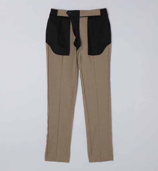 SHIPS「SHIPS:〈FUNCTION/手洗い可能〉ラミー ブレンド スラックス(セットアップ対応)」|チノ|