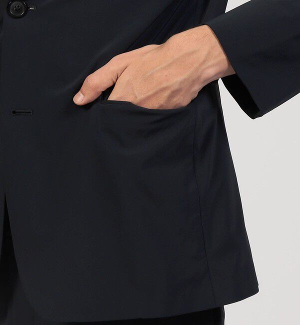 TOMORROWLAND MENS「ナイロンポリウレタン シングルブレステッド2Bジャケット」|テーラードジャケット|