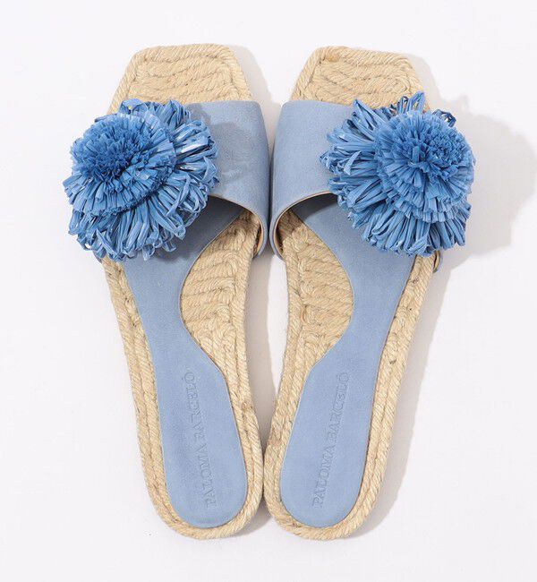 TOMORROWLAND GOODS「PALOMA BARCELO LEIKO フラワーモチーフ ジュートサンダル」|サンダル|