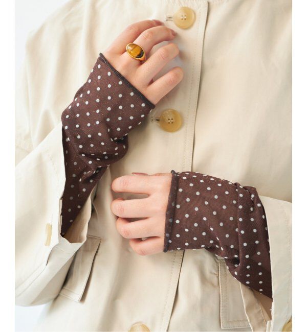 IENA「フロッキードット シアー プルオーバー」|ニット・セーター|