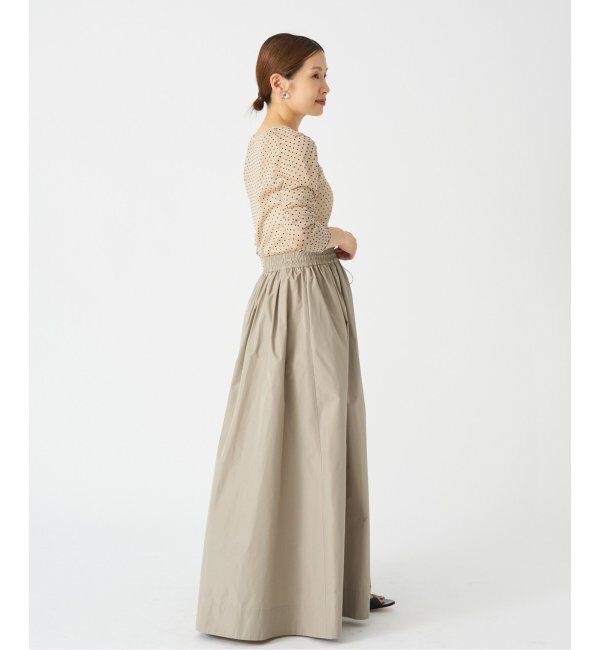 IENA「フロッキードット シアー プルオーバー」|ニット・セーター|