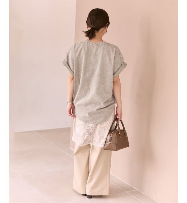 JOURNAL STANDARD「《追加》ラウンドヘムピグメントT」|Tシャツ・カットソー|