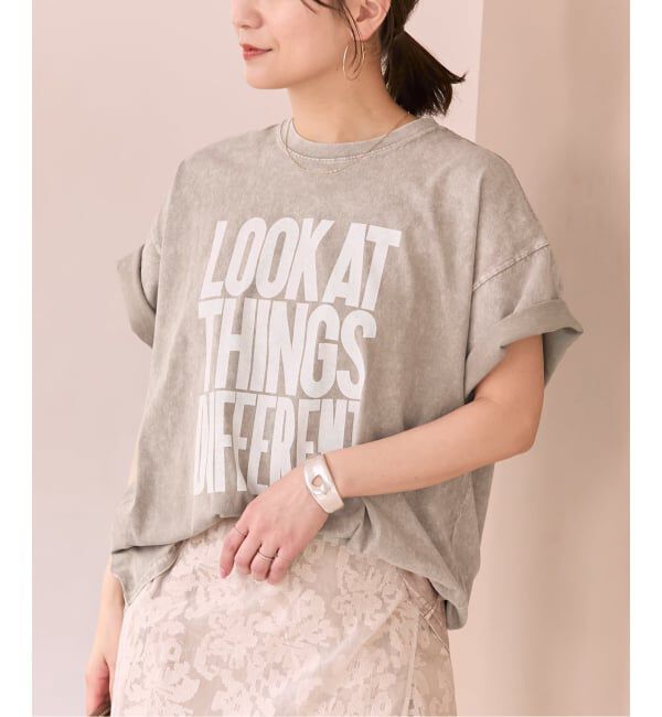 JOURNAL STANDARD「《追加》ラウンドヘムピグメントT」|Tシャツ・カットソー|