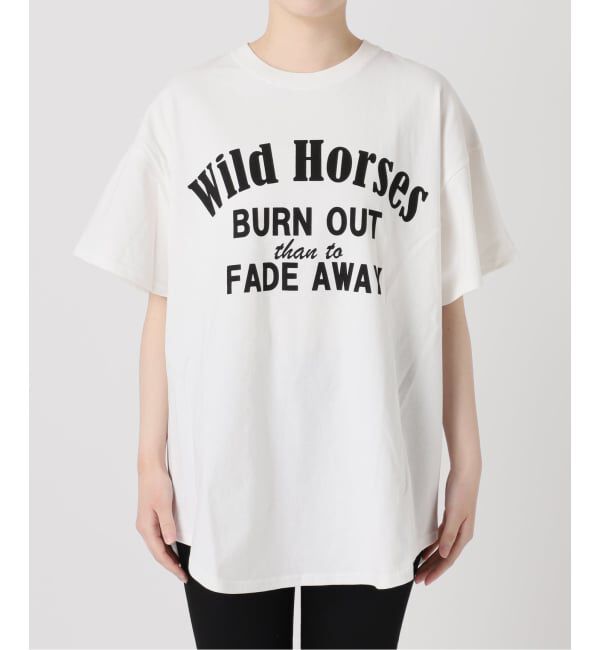 JOURNAL STANDARD「《追加》ラウンドヘムピグメントT」|Tシャツ・カットソー|