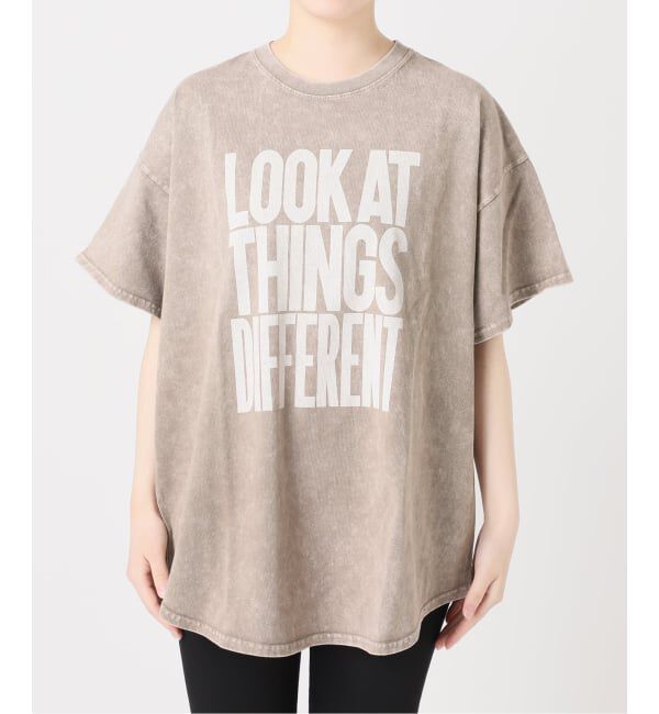 JOURNAL STANDARD「《追加》ラウンドヘムピグメントT」|Tシャツ・カットソー|