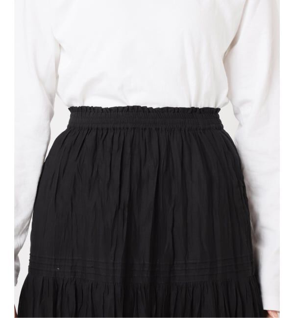 JOURNAL STANDARD relume「《WEB限定追加予約2》コットンボイルクリンクルティアードスカート」|スカート|