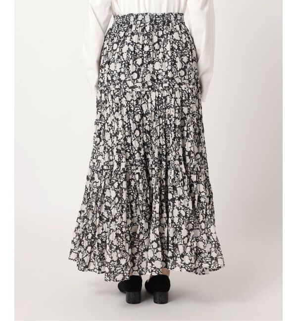 JOURNAL STANDARD relume「《WEB限定追加予約2》コットンボイルクリンクルティアードスカート（柄）」|スカート|