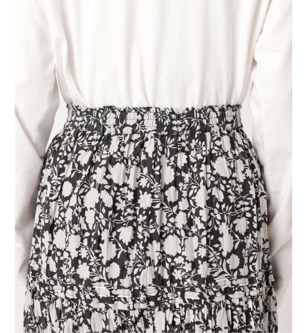 JOURNAL STANDARD relume「《WEB限定追加予約2》コットンボイルクリンクルティアードスカート（柄）」|スカート|