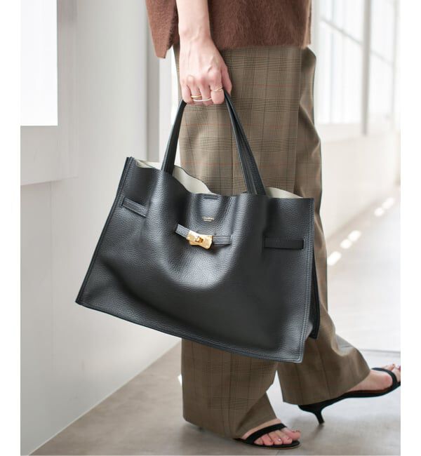 Spick and Span「《追加》VIOLAd&rsquo;ORO / ヴィオラドーロ イタリアンWフェイスレザートートバッグ L」|トートバッグ|