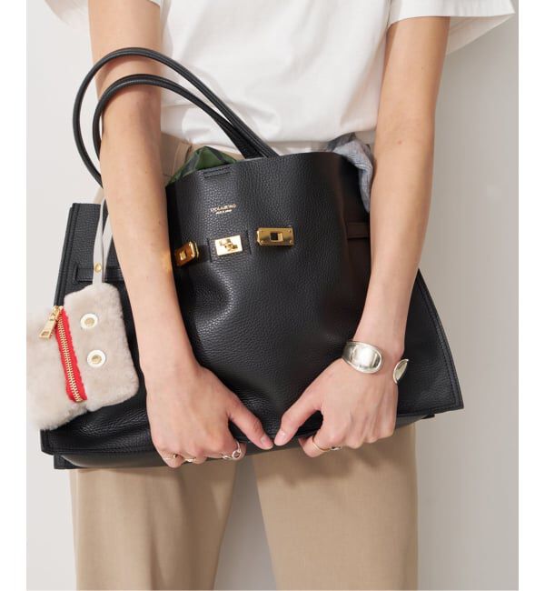 Spick and Span「《追加》VIOLAd&rsquo;ORO / ヴィオラドーロ イタリアンWフェイスレザートートバッグ L」|トートバッグ|