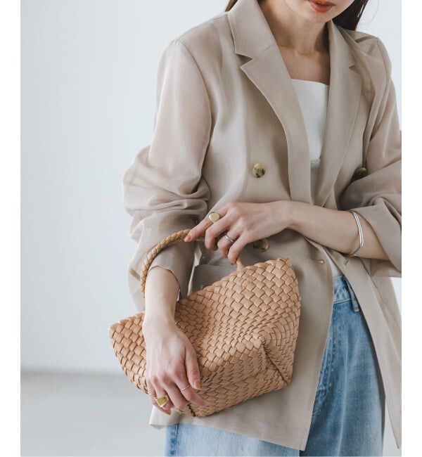 NOBLE「《予約》VELETTO/ベレット メッシュ編バッグ」|トートバッグ|ベージュ