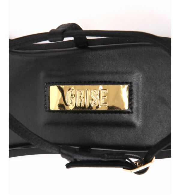 GRISE「《追加予約》GRISEメタルリングクロストングサンダル」|サンダル|