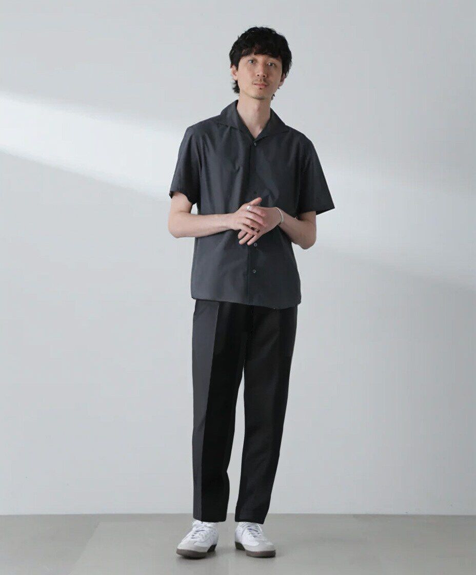 nano･universe「「MC」coveross(R)カッタウェイカラーシャツ(セットアップ可)」|シャツ・ブラウス|