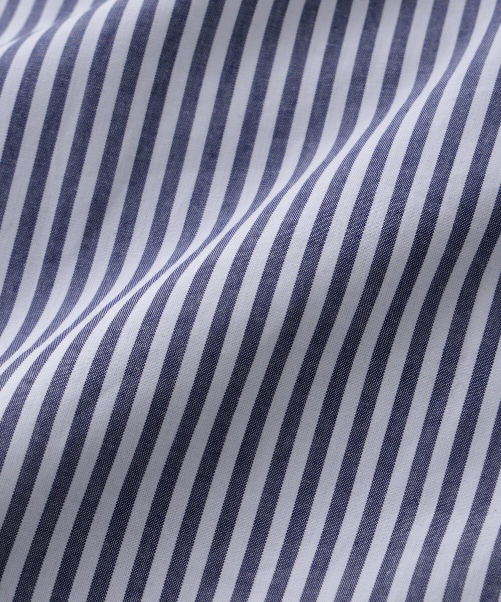 nano･universe「｢N shirt｣Anti Soaked(R) 汗染み防止ホリゾンタルカラーシャツ長袖」|シャツ・ブラウス|