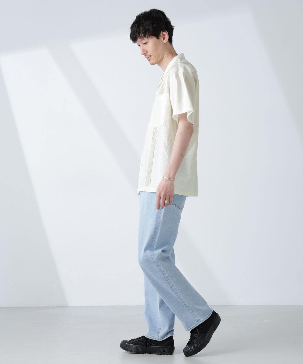 nano･universe「オープンカラーキューバシャツ」|シャツ・ブラウス|