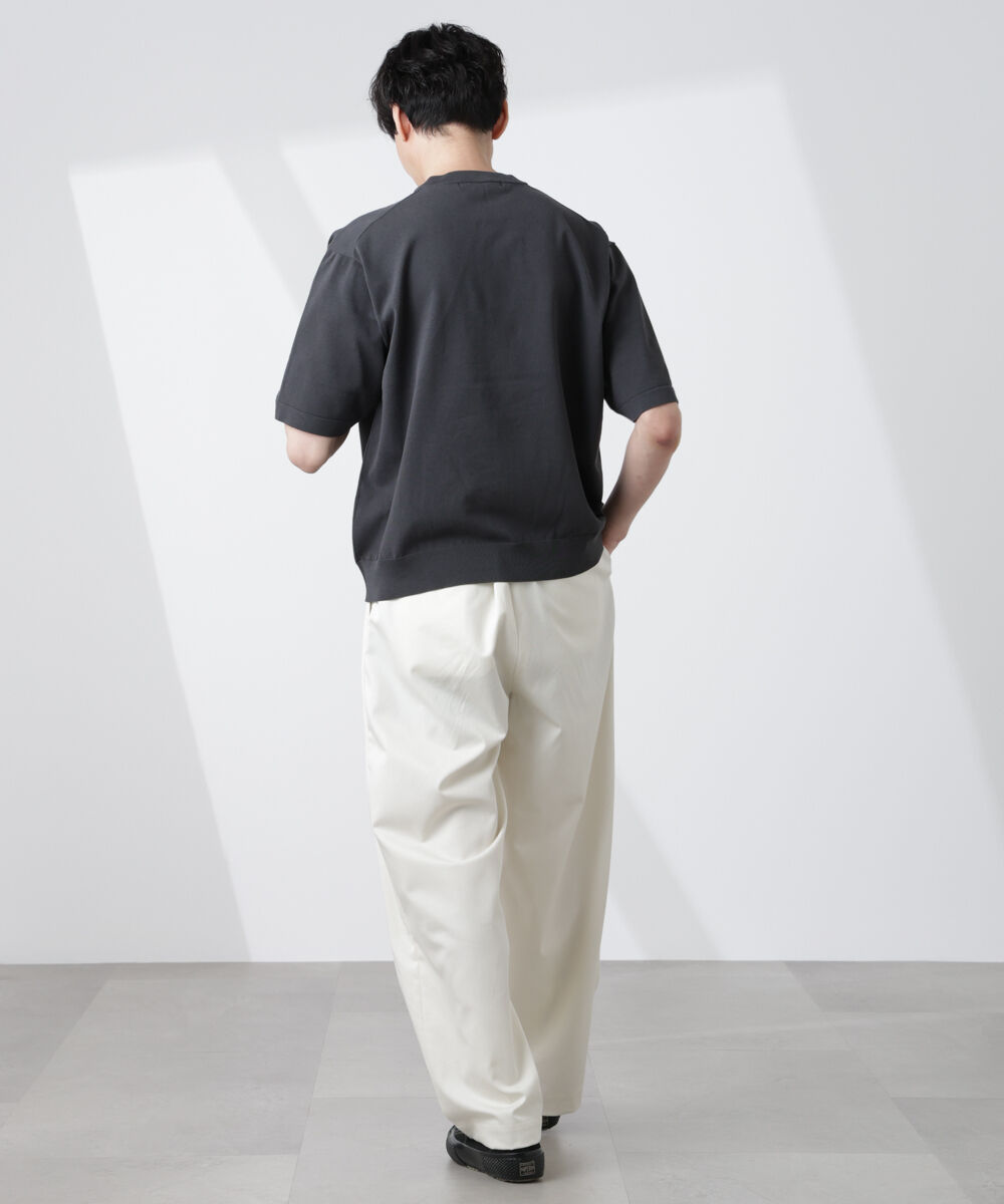  「コットン/ソロナ プレーティングクルーネック 半袖TEE」|Tシャツ・カットソー|