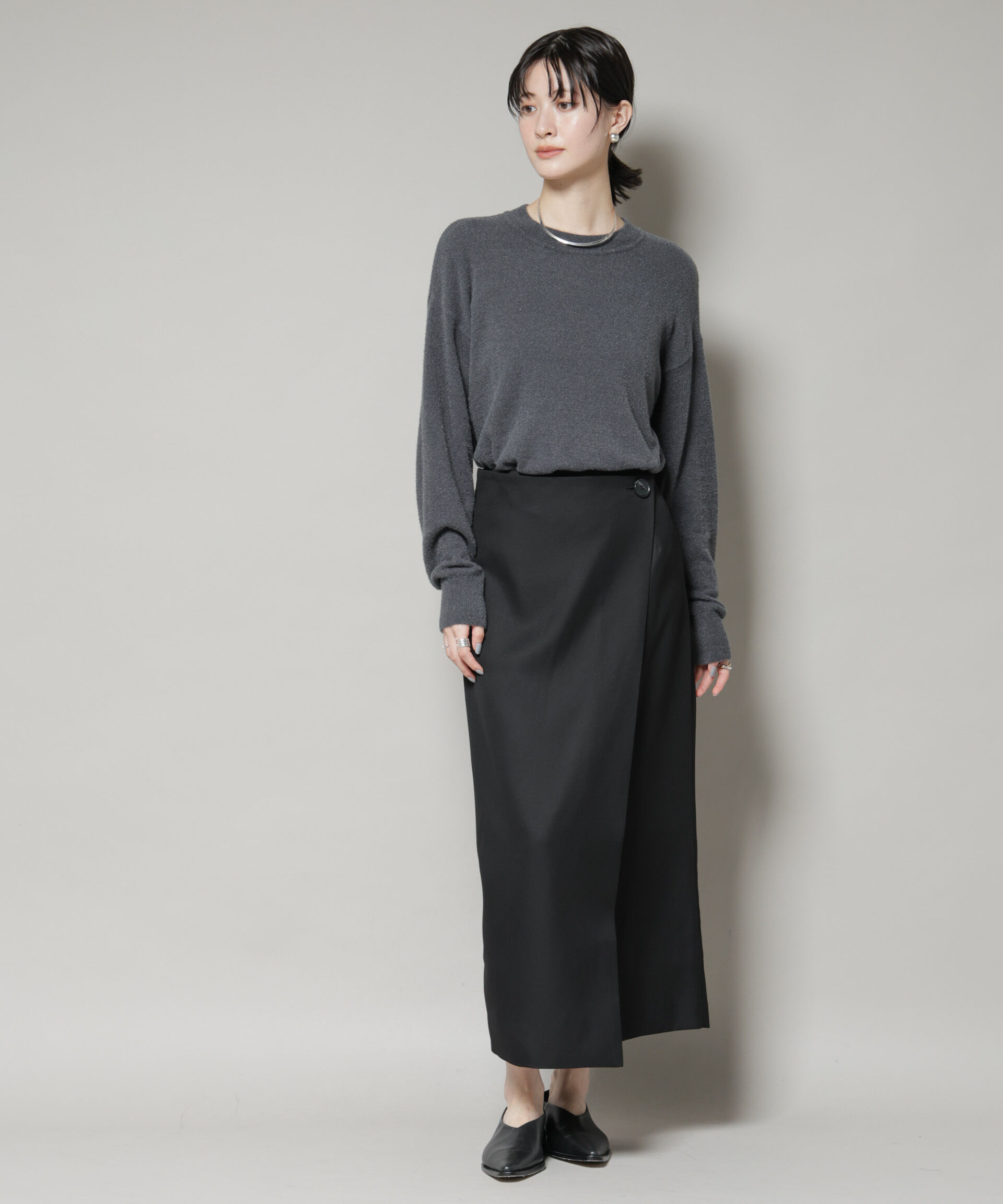 nano･universe「ラップ風スカート」|スカート|