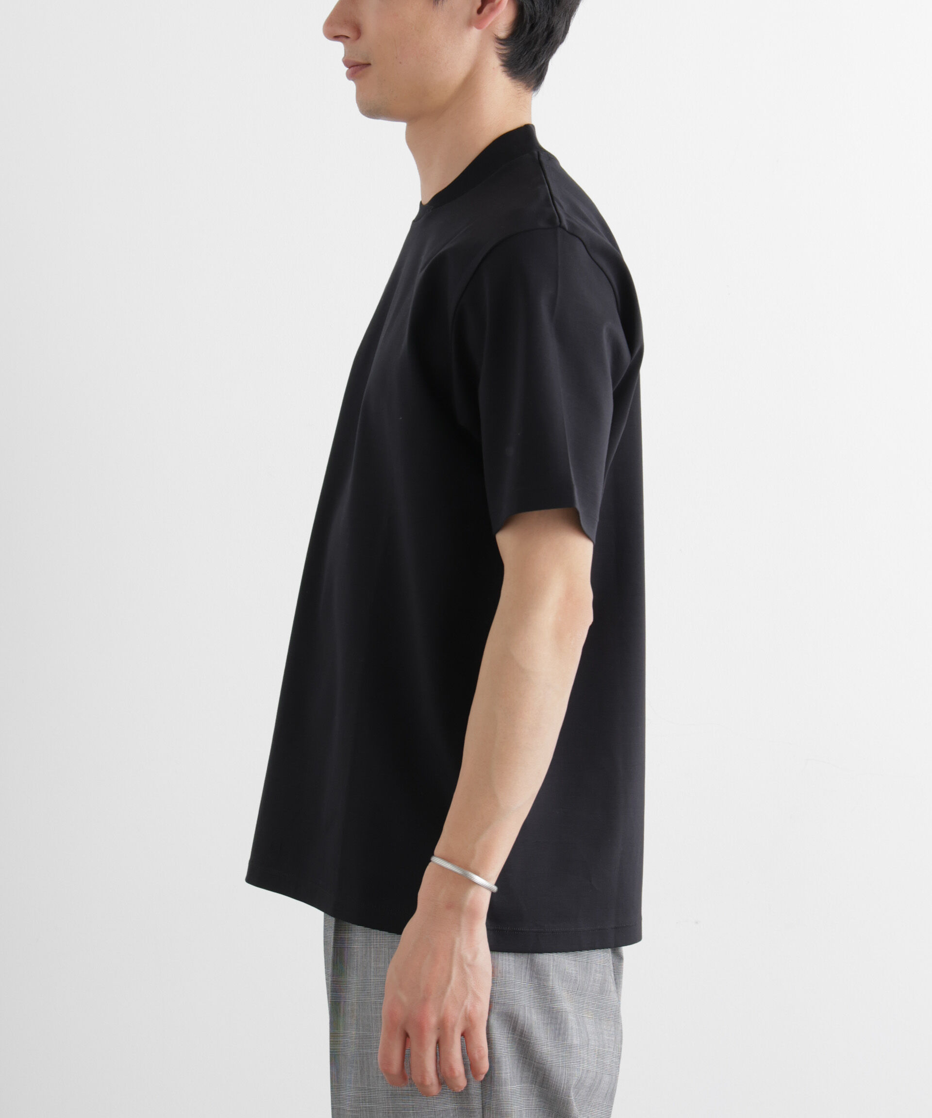 nano･universe「ジャケT(R) プレミアム クルーネック 半袖」|Tシャツ・カットソー|