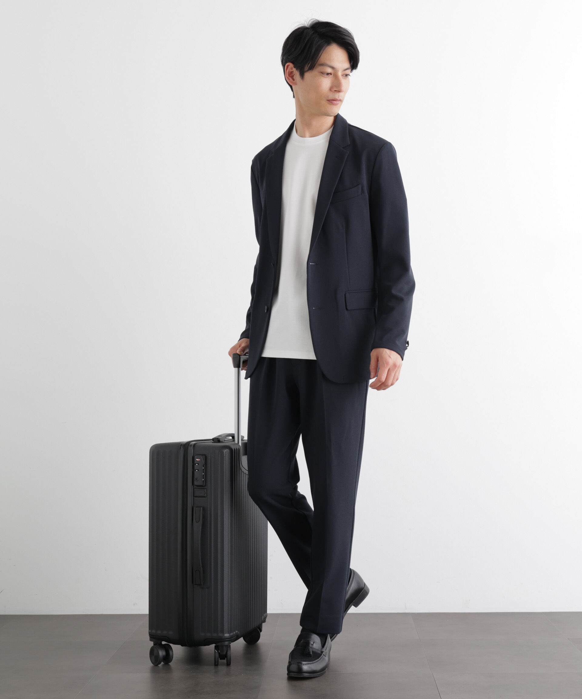 nano･universe「ジャケT(R) プレミアム クルーネック 半袖」|Tシャツ・カットソー|