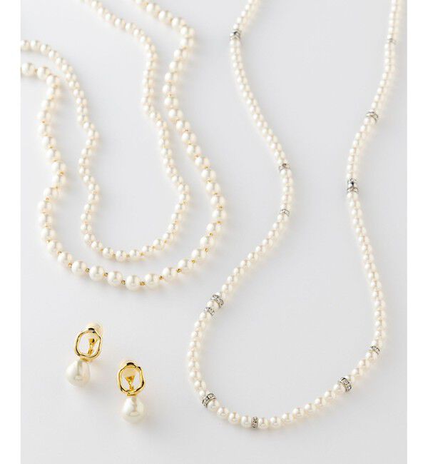 23区「【ご好評につき追加】2WAY パール ロング ネックレス」|ネックレス|