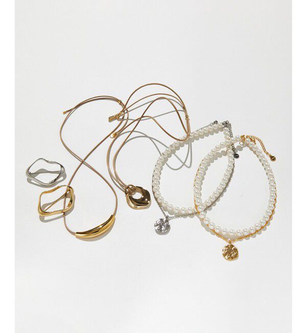 23区「【Oggi掲載/好評につき追加】メタルリングトップ ネックレス」|ネックレス|