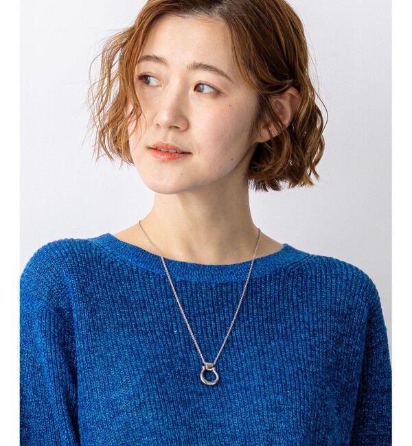 23区「ホースシュー グラスホルダー ネックレス」|ネックレス|シルバー系