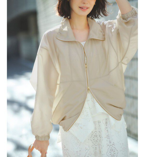 23区「ナイロンタイプライター ダブルジップ ブルゾン」|その他|