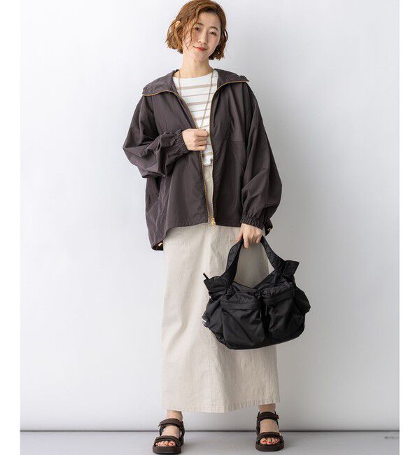 23区「ナイロンタイプライター ダブルジップ ブルゾン」|その他|