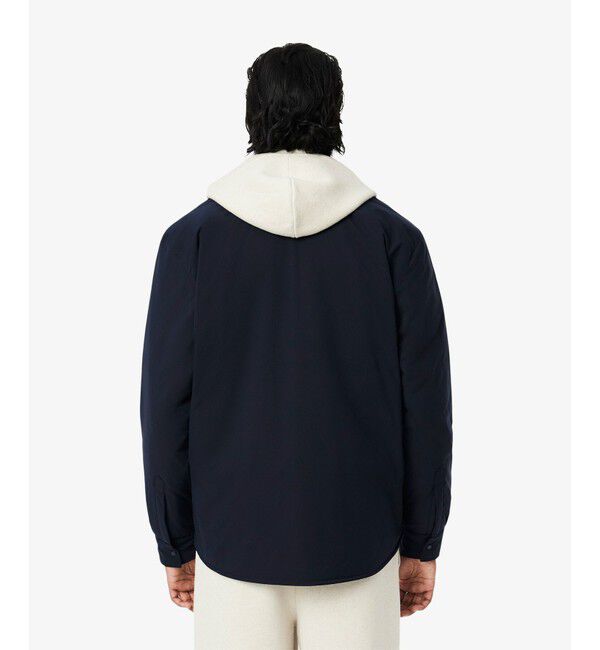 LACOSTE「撥水ストレッチ 中綿入りシャツジャケット」|シャツ・ブラウス|