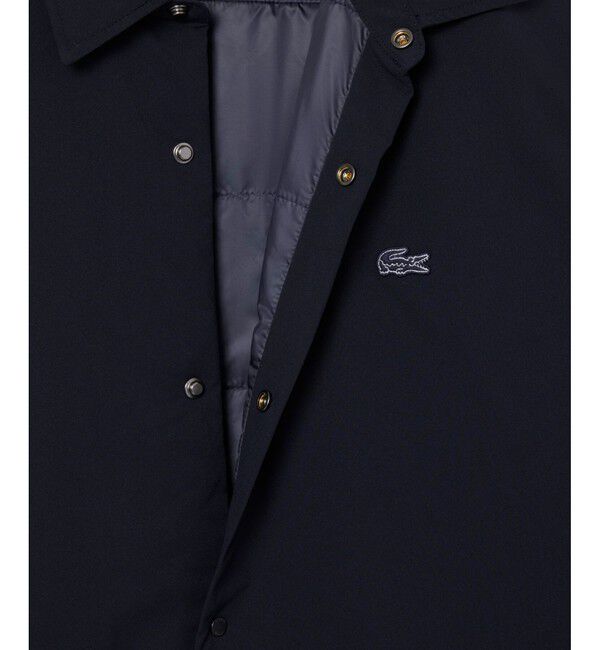 LACOSTE「撥水ストレッチ 中綿入りシャツジャケット」|シャツ・ブラウス|