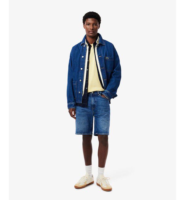 LACOSTE「ウィンドウペーンチェックジャージシャツ」|シャツ・ブラウス|