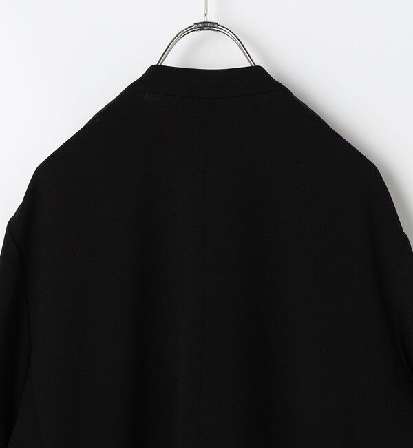 Rie Miller「ウォッシャブルノーカラージャケットジョーゼットダンボール」|ノーカラージャケット|