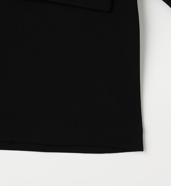 Rie Miller「ウォッシャブルノーカラージャケットジョーゼットダンボール」|ノーカラージャケット|