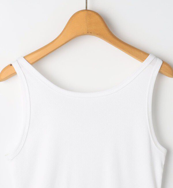 NOLLEY'S「ウォッシャブルヴィンテージリブ2WAYタンク」|タンクトップ|