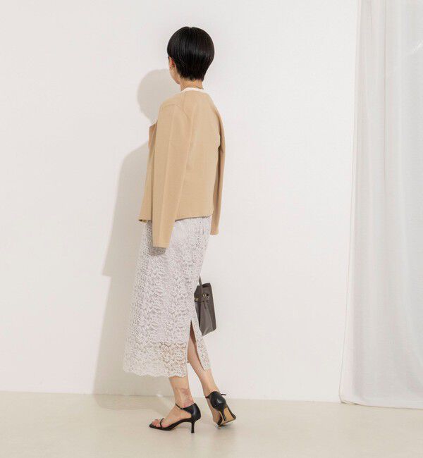 NOLLEY'S sophi「ウォッシャブルウォッシャブルコードレースタイトタイトスカート」|タイト|