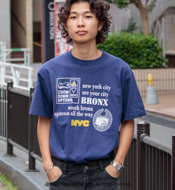 GLOSTER「【GOOD ROCK SPEED/グッドロックスピード】NYCプリントTシャツ」|Tシャツ・カットソー|