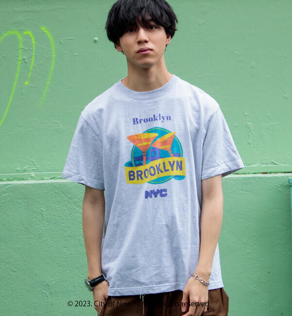 GLOSTER「【GOOD ROCK SPEED/グッドロックスピード】NYCプリントTシャツ」|Tシャツ・カットソー|