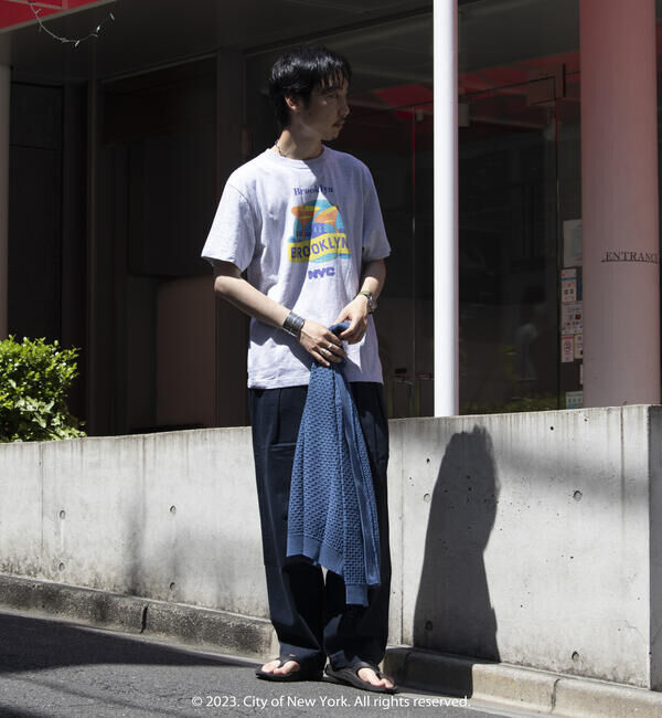 GLOSTER「【GOOD ROCK SPEED/グッドロックスピード】NYCプリントTシャツ」|Tシャツ・カットソー|