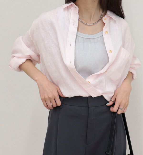 fredy emue「LINEN100 2WAYカシュクールシャツ」|シャツ・ブラウス|