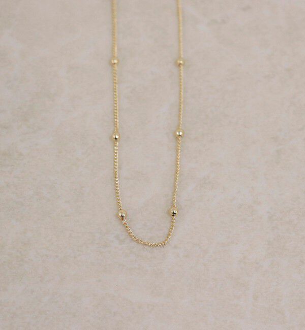 fredy emue「ガラスストーン3種セットネックレス」|ネックレス|