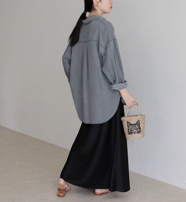 fredy emue「とろみデニムオーバーシャツ」|シャツ・ブラウス|