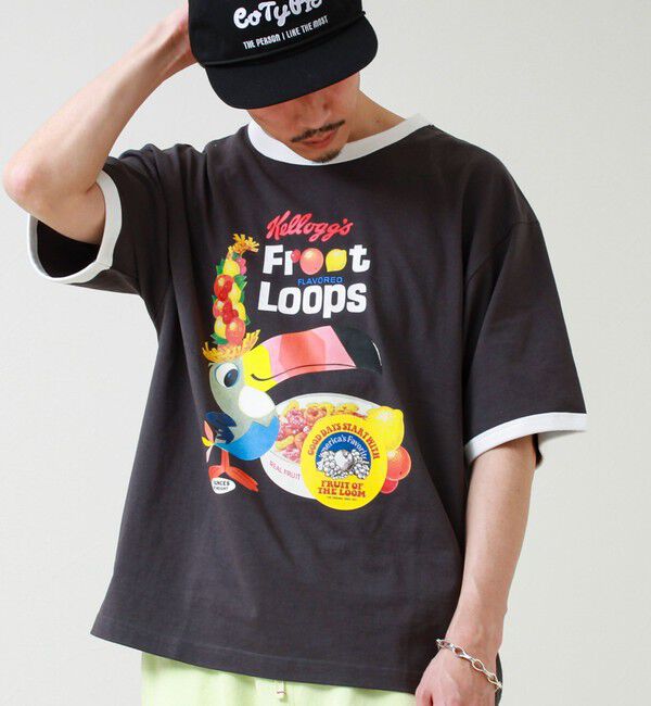 GLOSTER「【FTL &times; KELLOGGS】RINGER T-SHIRT」|Tシャツ・カットソー|