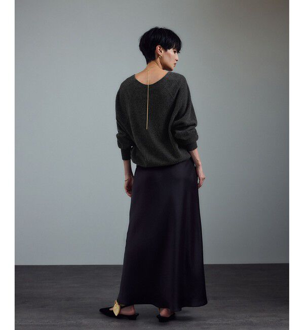 SALON adam et rope'「カシミヤVネックプルオーバー」|ニット・セーター|