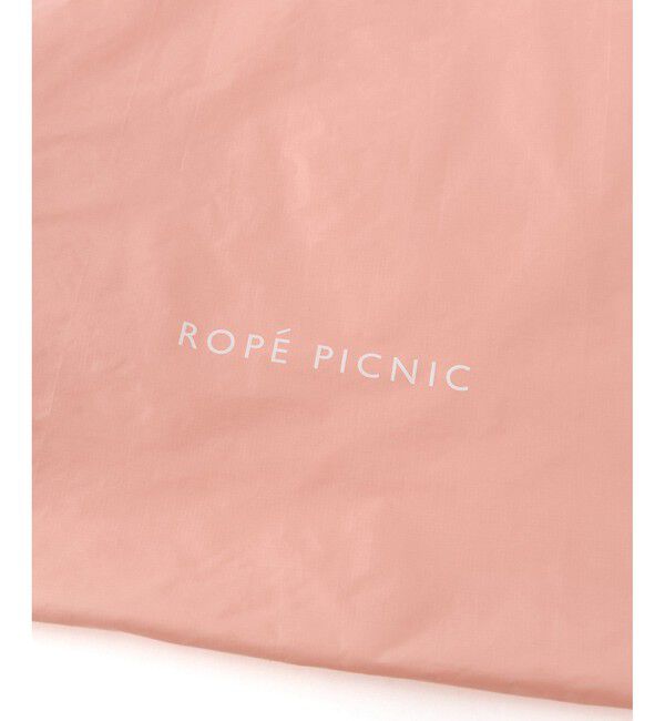 ROPE PICNIC PASSAGE「チャーム型カラビナ付きフリルエコバッグ」|エコバッグ|